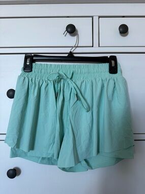 Amazon Mint Athletic Shorts with Drawstring Waist